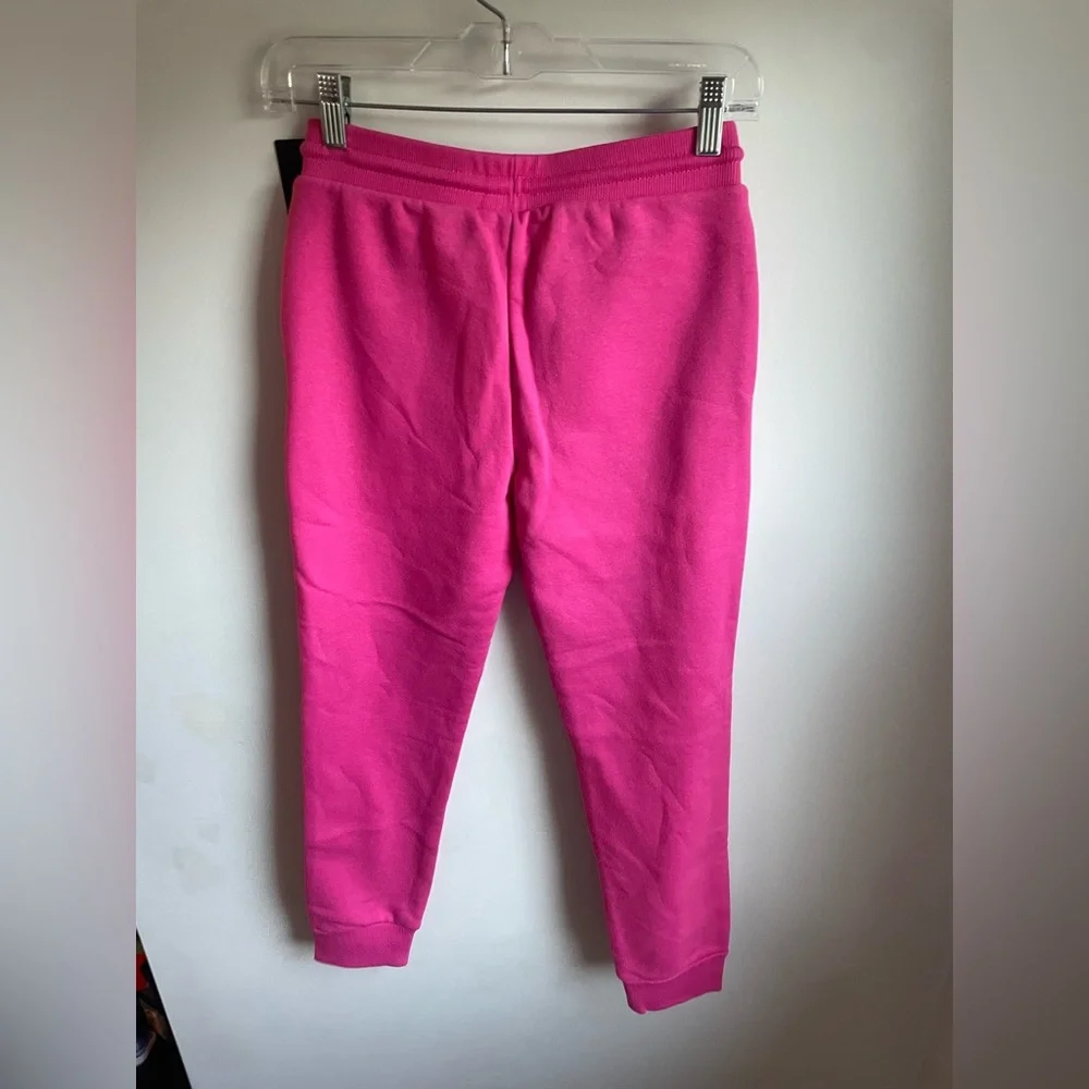 Converse NWT Girls Sweatpants Joggers Hot Pink Casual Comfy Size Large